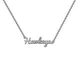 Fan Frenzy Gifts Iowa Hawkeyes Officially Licensed Script Necklace
